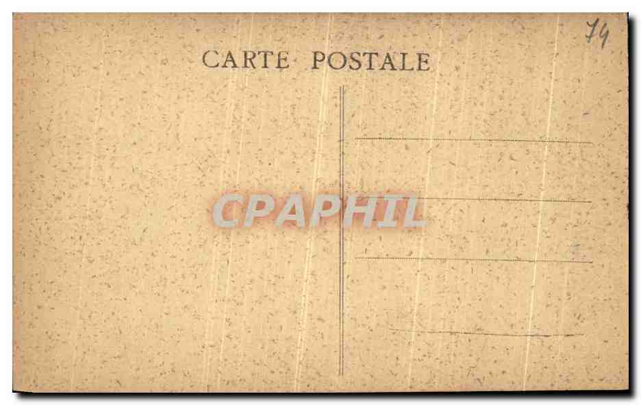 CPA Souvenirs de Lamartine Le Chataignier de Tresserves a Aix Les Bords Du Lac Du Bourget — Verso