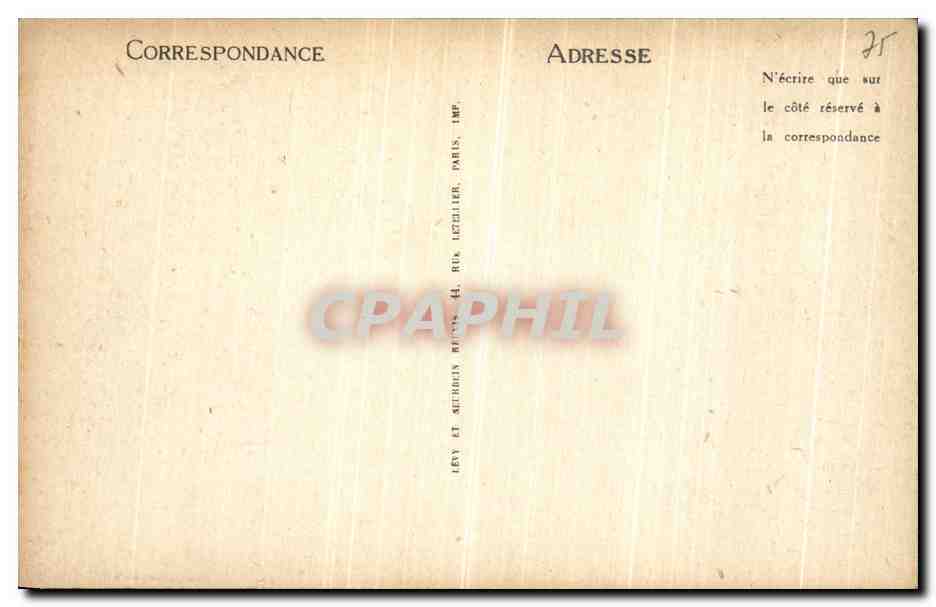 CPA Paris L Hopital Bretonneau — Verso