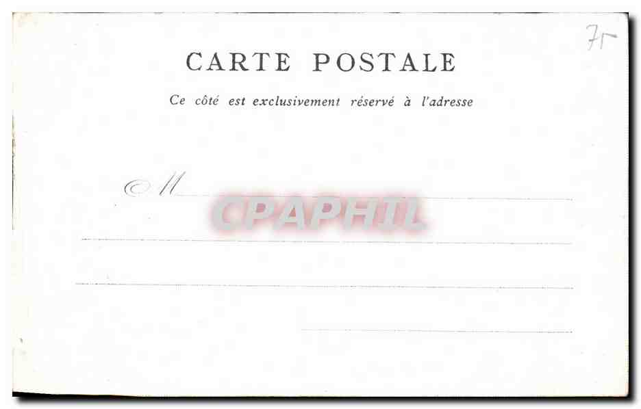 CPA Arc De Triomphe Edite par le Bon Marche Paris — Rückseite