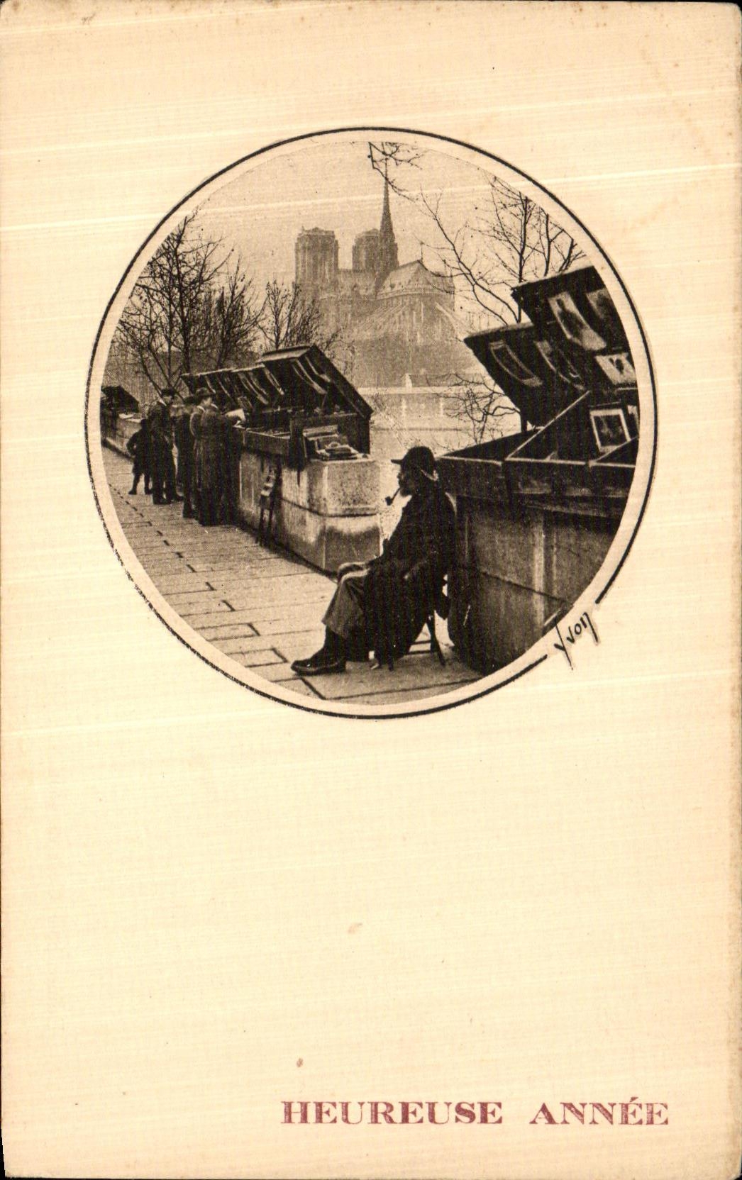 CPA Paris Le Bouquiniste du Quai de la Tournelle