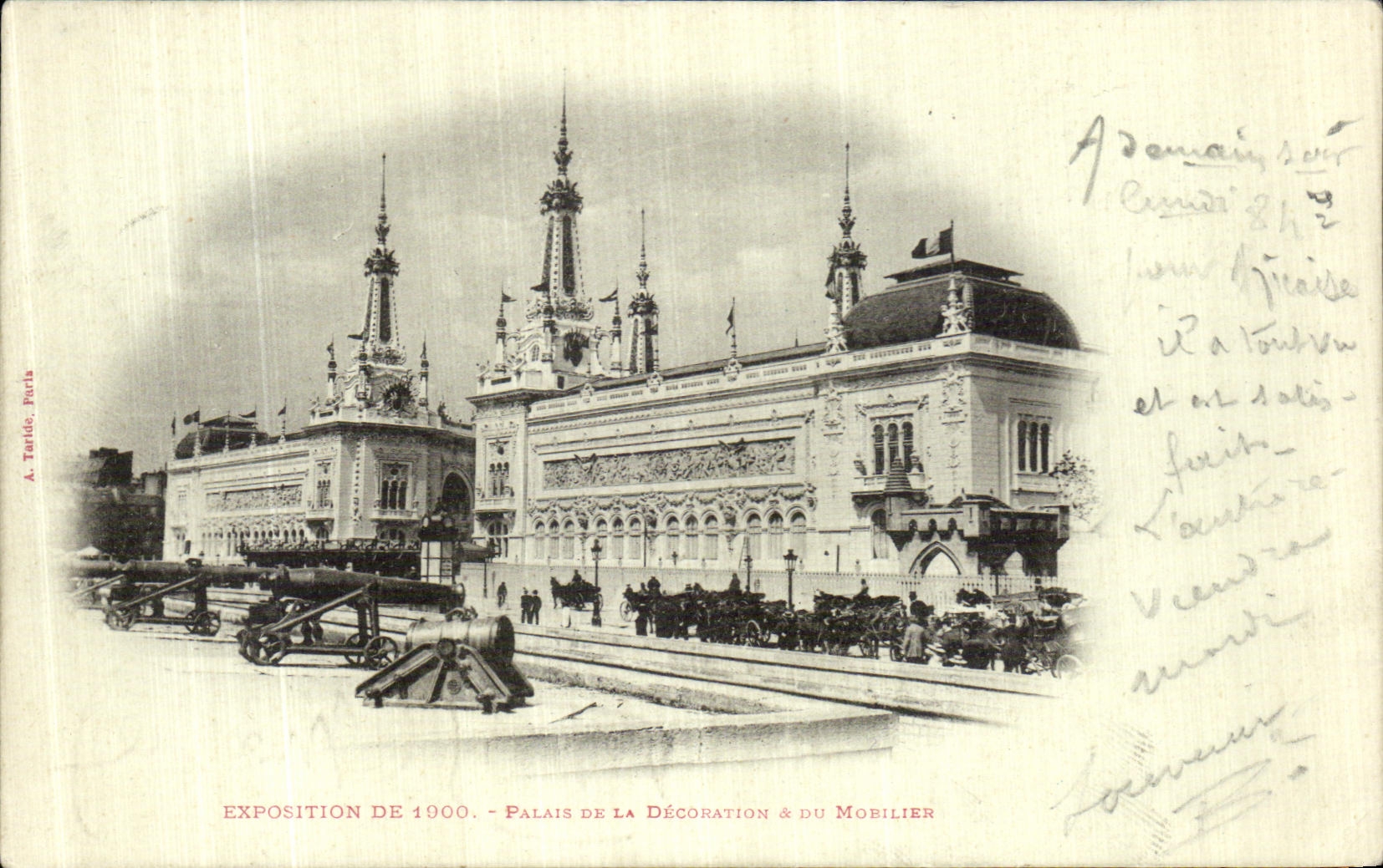 CPA Paris Palais De La Decoration Du Mobilier Exposition 1900