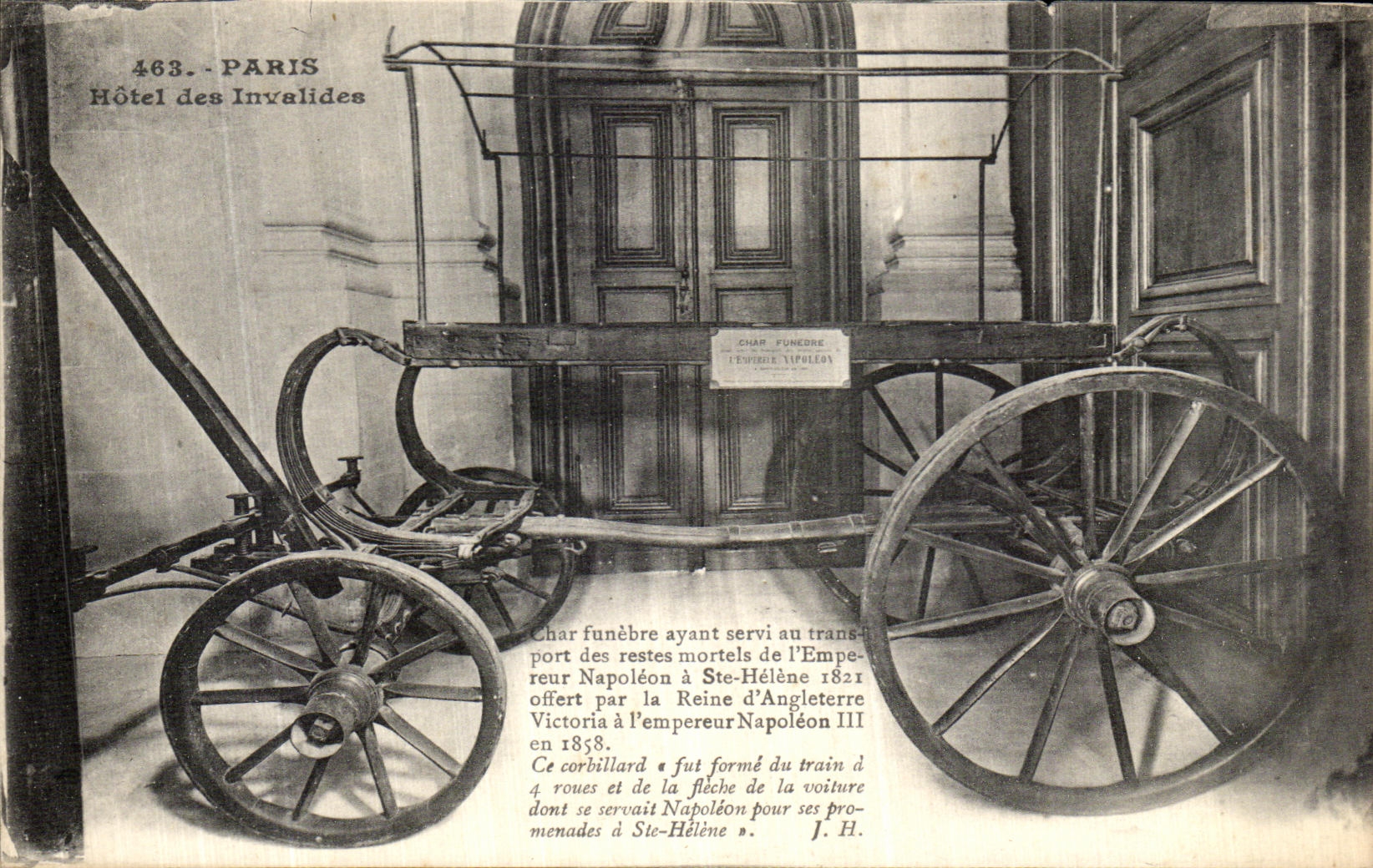 CPA Paris Hotel Des Invalides Char funebre Napoleon 1er Ste Helene