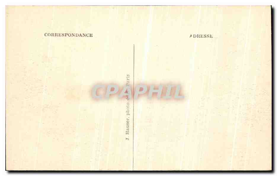 CPA Paris Archives Nationales Effigie de la Bastille Taillee par le citoyen Palloy — Rückseite