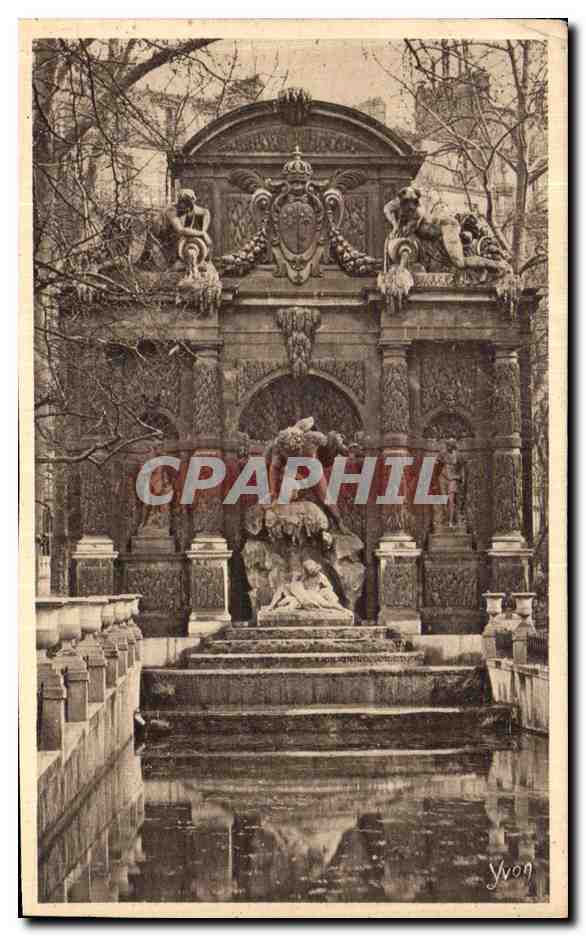 CPA Paris Fontaine Medicis Jardin du Luxembourg