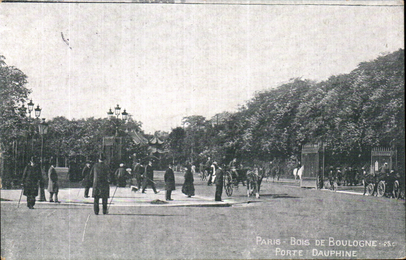 CPA Paris Bois De Boulogne Porte Dauphine 