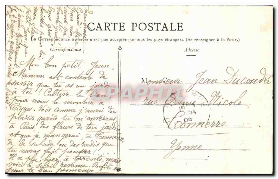 CPA Paris Statue d Henri IV — Verso