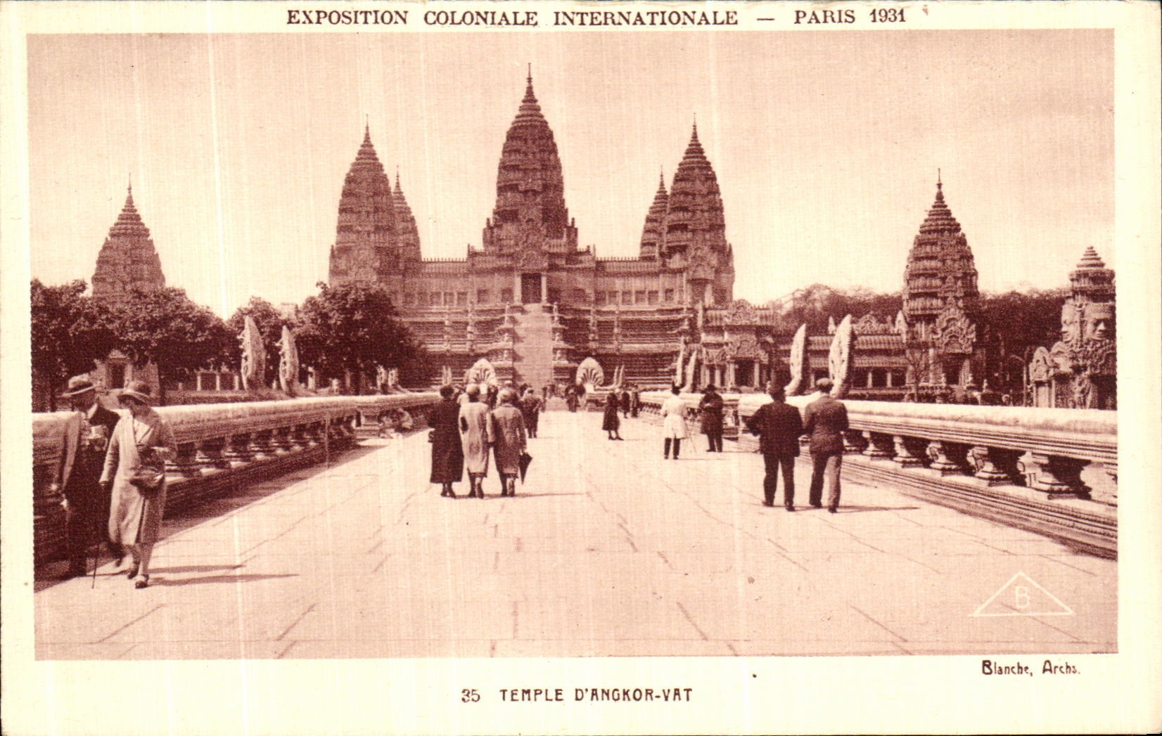 Temple d'Angkor-Vat — Exposition Coloniale Internationale — Paris 1931