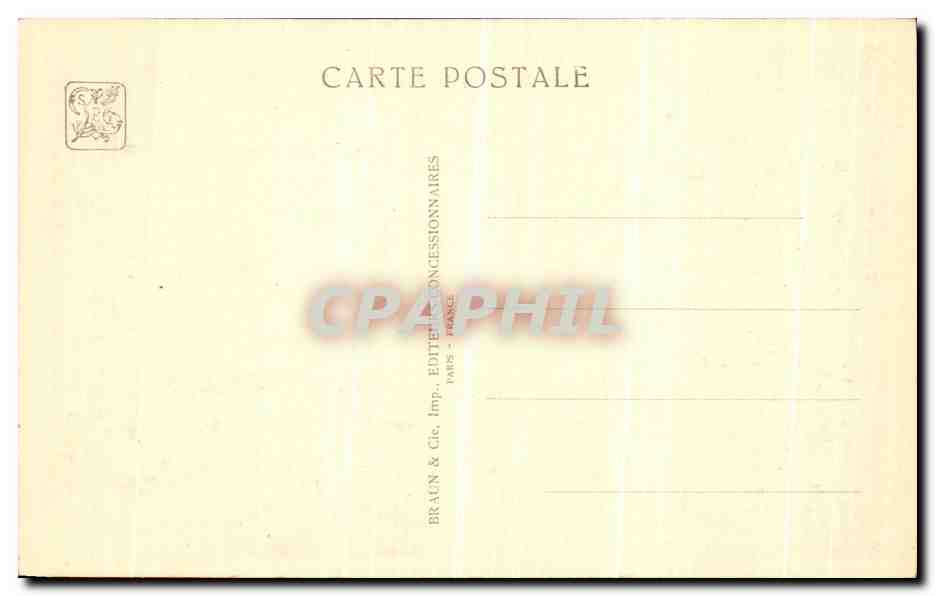 CPA Paris Exposition Coloniale Internationale Paris 1931 D Angkor Vat Galerie Interieure  — Rückseite