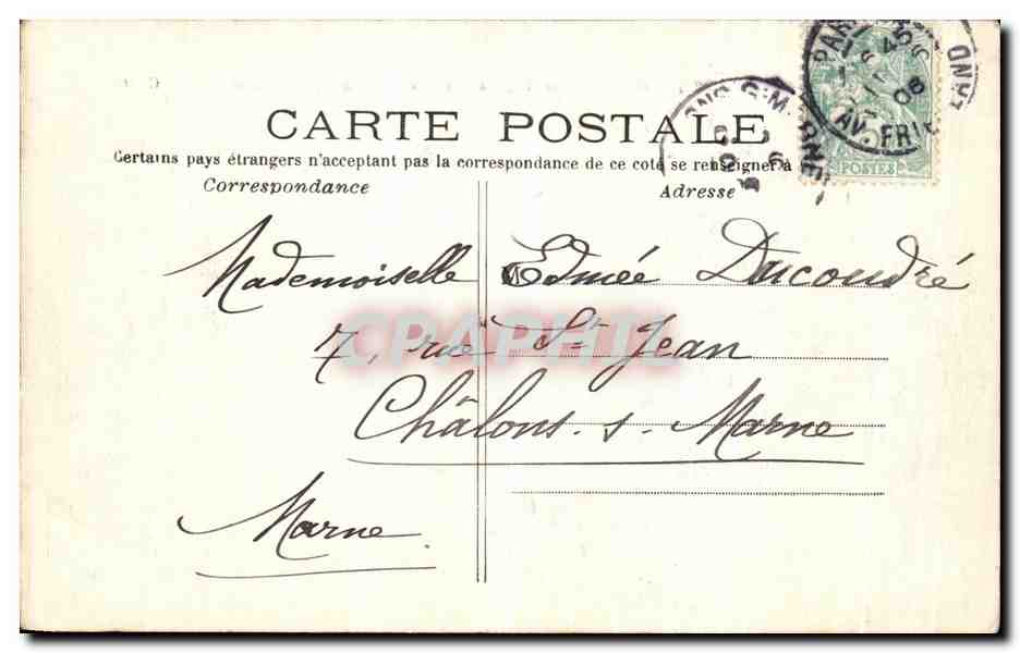 CPA Paris Bois de Boulogne Un Coin du Grand Lac  — Verso