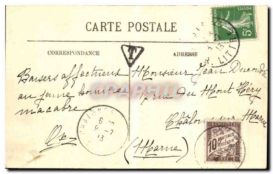 CPA Paris Cimetiere du Pere Lachaise Monument aux Morts Militaria — Rückseite