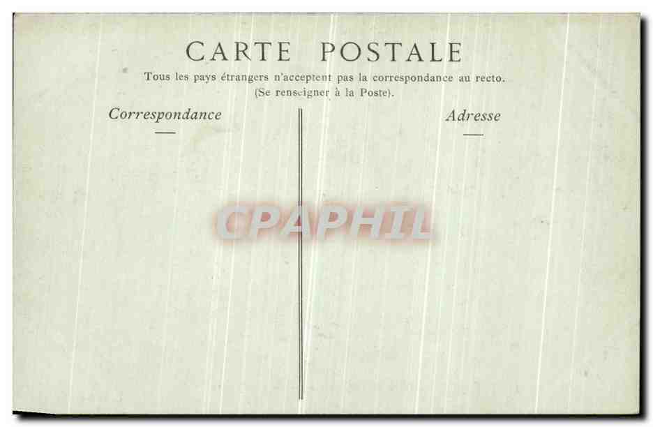 CPA Le Treport Sortie du Progres Par Un Gros Temps Phare Bateau — Rückseite