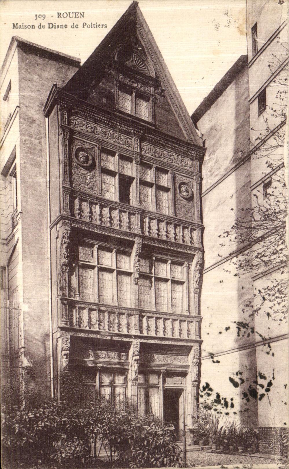 CPA Rouen Maison de Diane de Poiteriers 