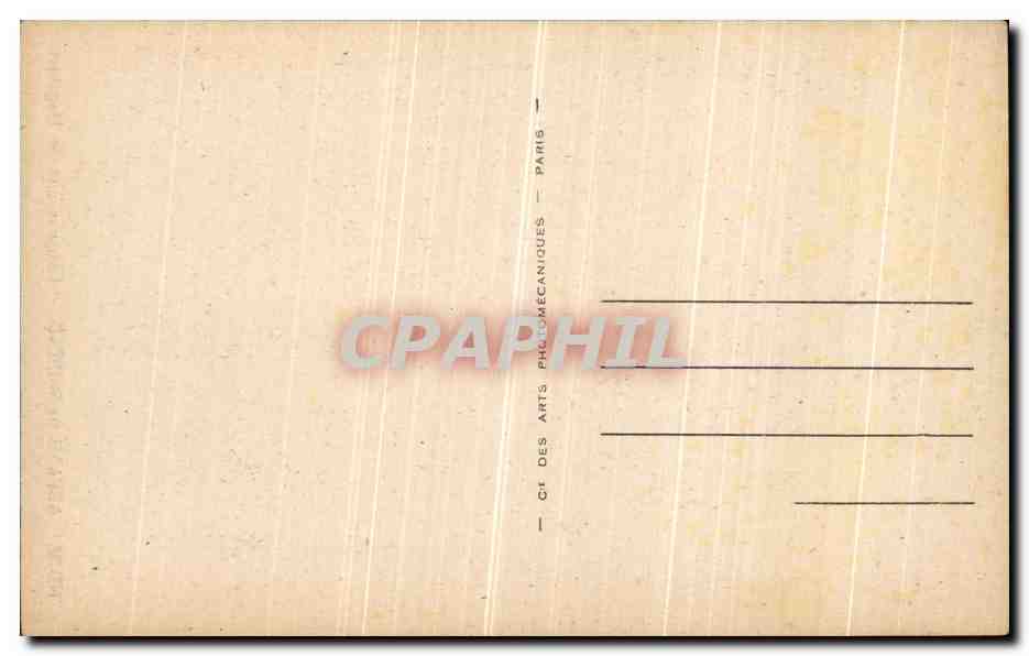 CPA Abbaye de Saint Denis Chapelle dite de Dagobert  — Verso