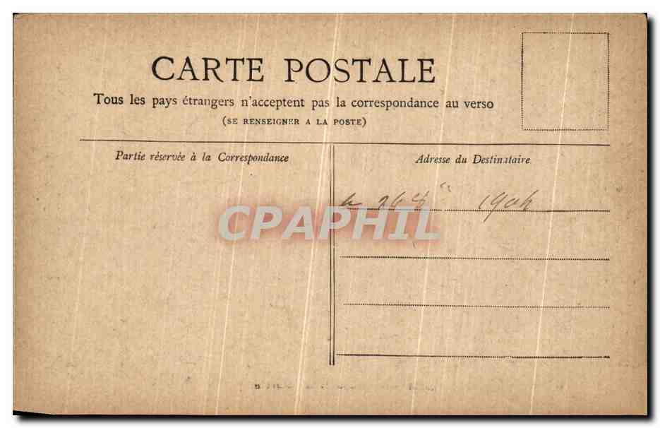 CPA Paris La Portes Saint Martin  — Verso
