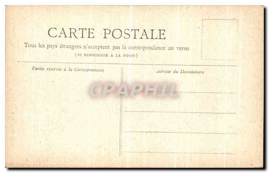 CPA Collection Petit Journal Paris Le Pantheon — Rückseite