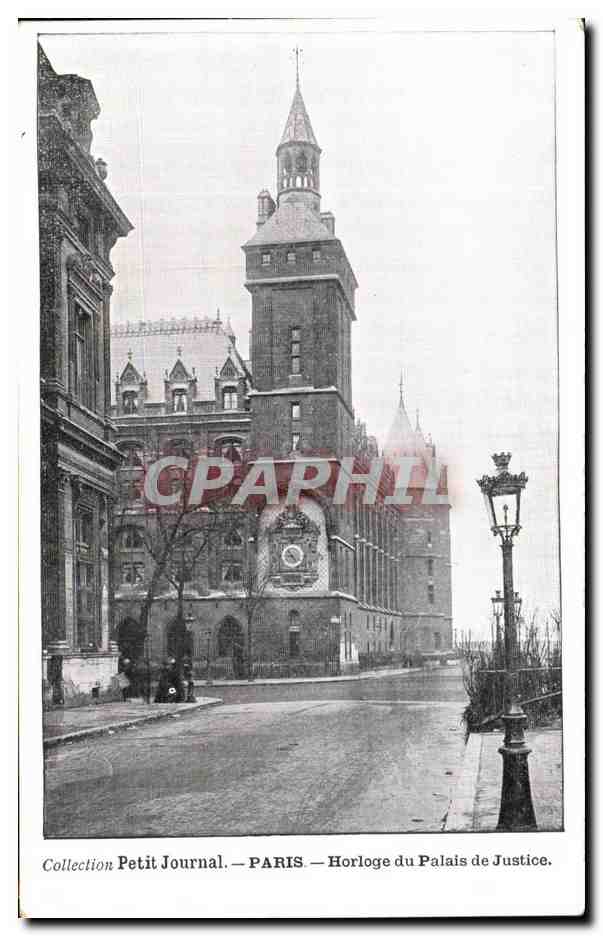 CPA Collection Petit Journal Paris Horloge du Palais de Justice