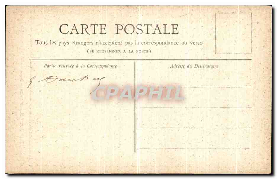 CPA Collection Petit Journal Paris Horloge du Palais de Justice — Verso