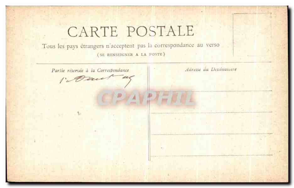 CPA Collection Petit Journal Paris Le Lion de Belfort — Rückseite