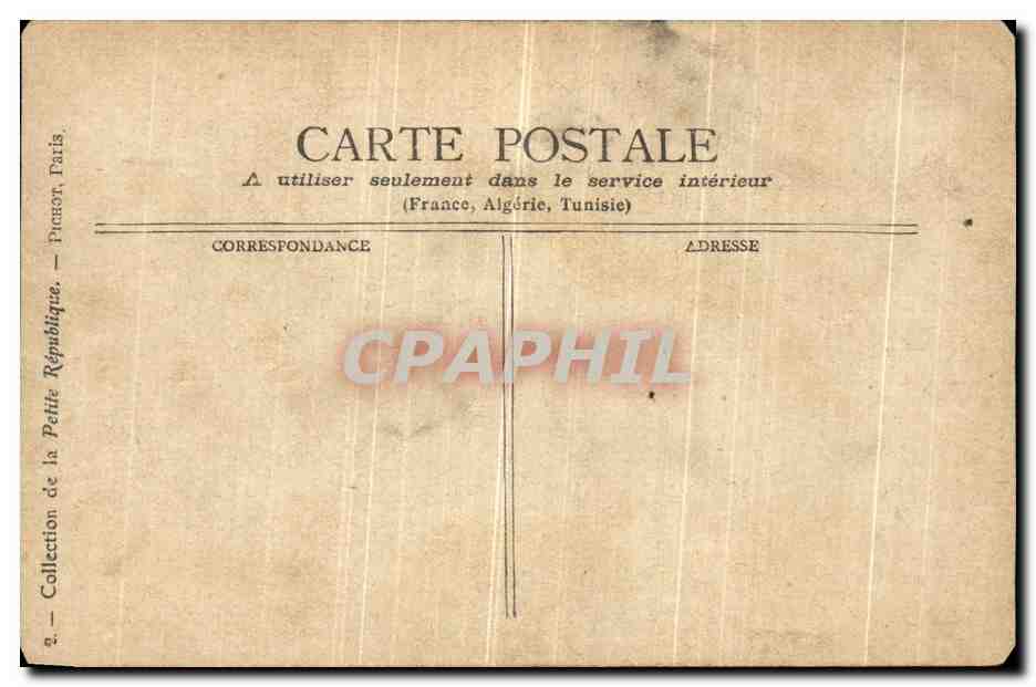 CPA Paris La Statue d Etienne Dolet — Verso