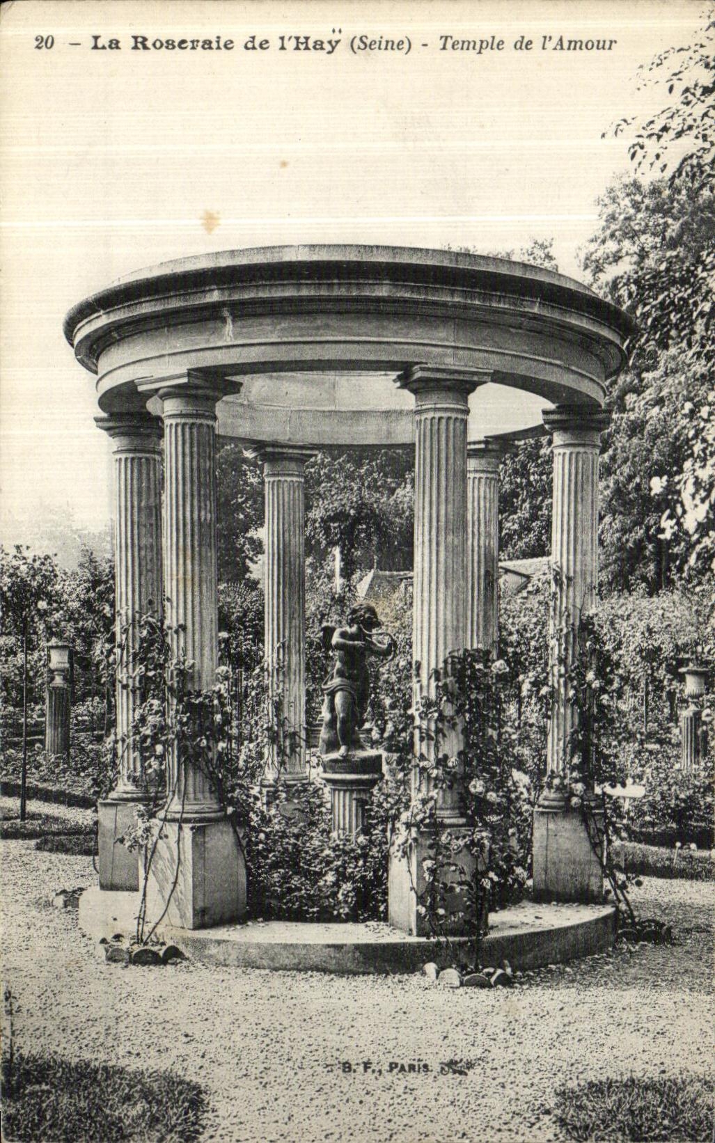 CPA La Roseraie de l Hay Temple de l Amour