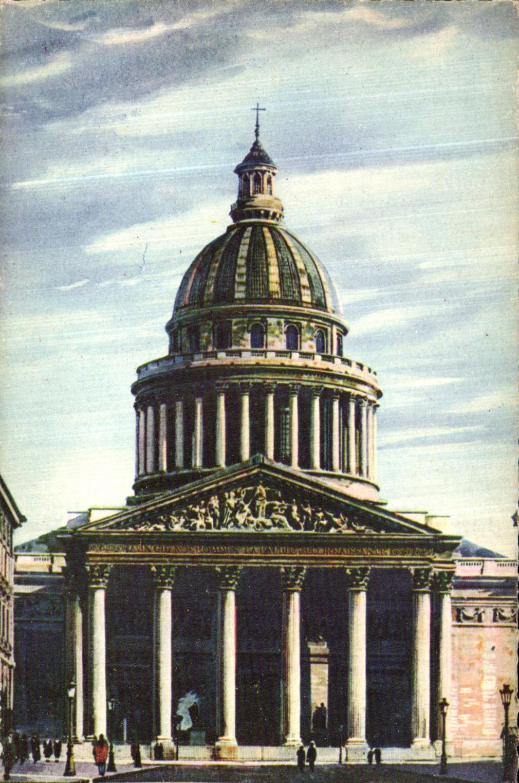 CPA Paris En Flanant Le Pantheon 