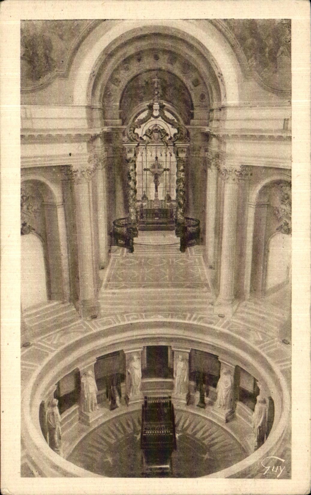 CPA Paris La Chapelle et le Tombeau de Napoleon 1er