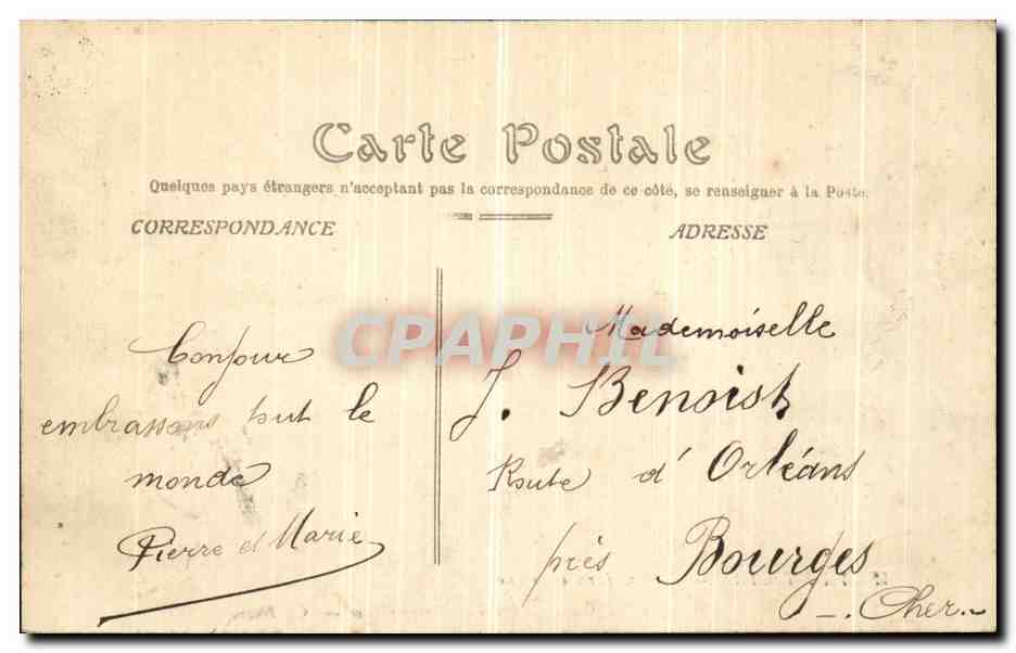 CPA Paris Inondations Janvier 19101 Quai des Grands Augustins  — Rückseite