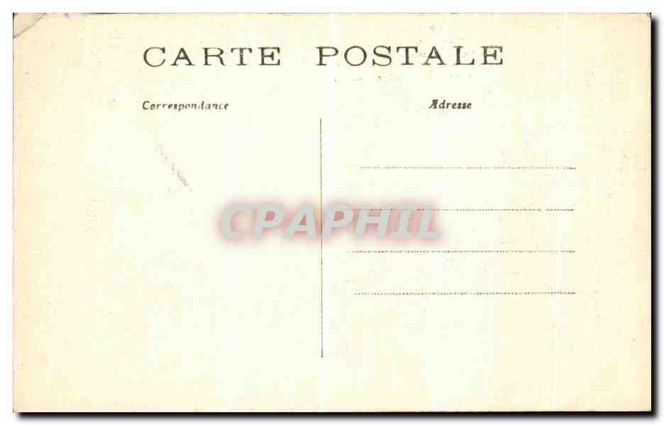CPA Paris Avenue Ledru Rollin Inondations de Janvier 1910 Un Habitent rentrant a son Domicile Cheval — Rückseite