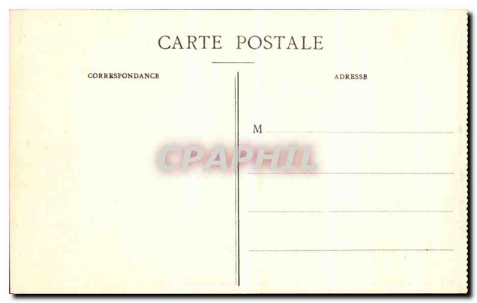 CPA Paris Inondations de Janvier 1910 La Rue de l Universite — Rückseite