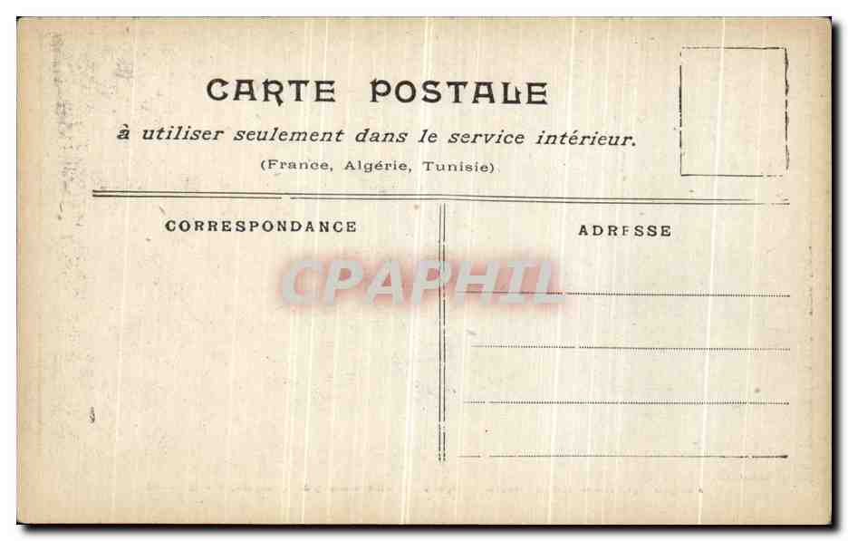 CPA Paris Inonde Restaurant Ledoyen Champs Elysees — Rückseite