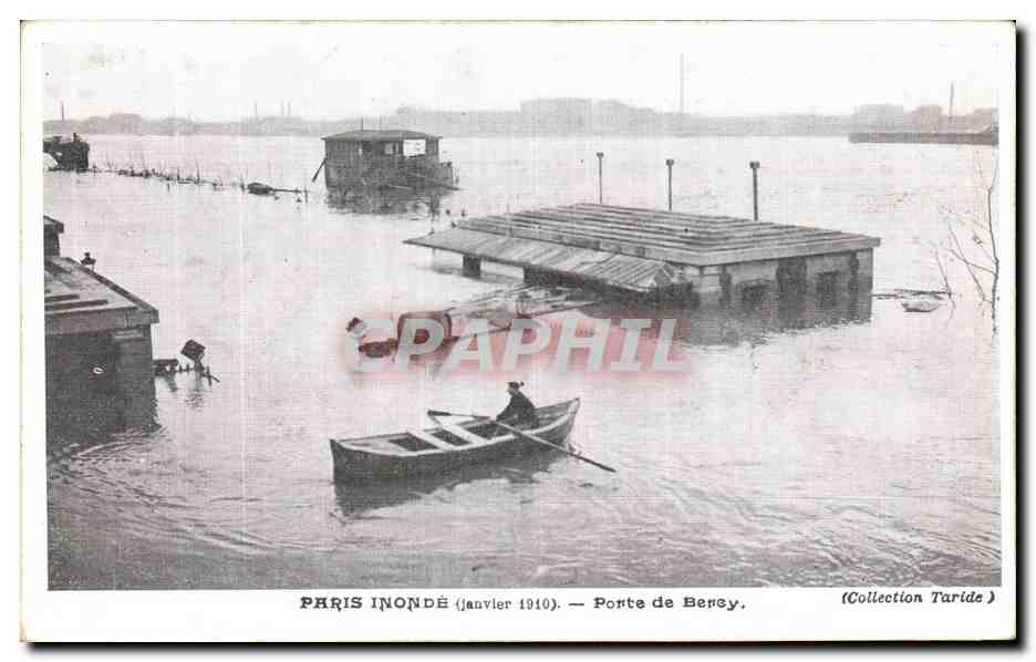 CPA Paris Inonde Porte de Bercy