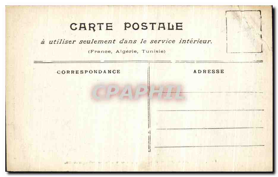 CPA Paris Inonde Quai des Grande Augustins — Rückseite