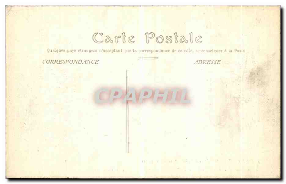 CPA Paris Inonde L Inondation a Javel — Rückseite