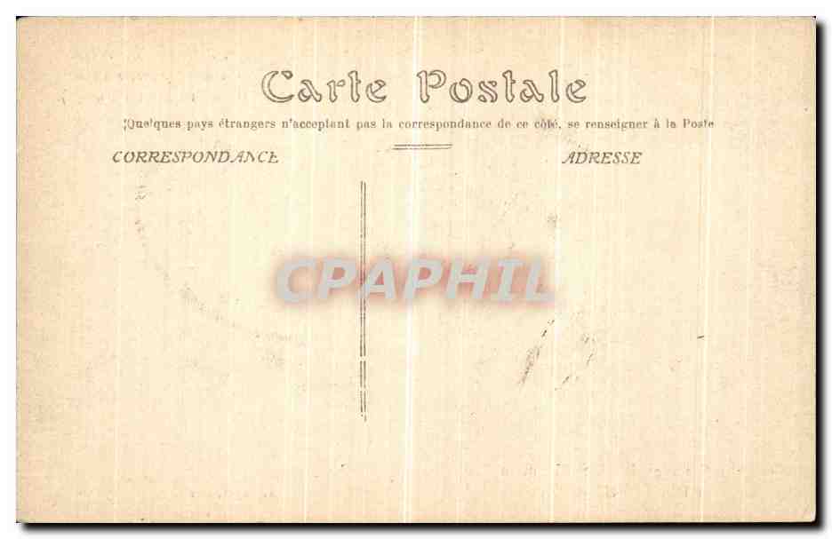 CPA Paris Inonde Seine au Boul St Germain — Rückseite