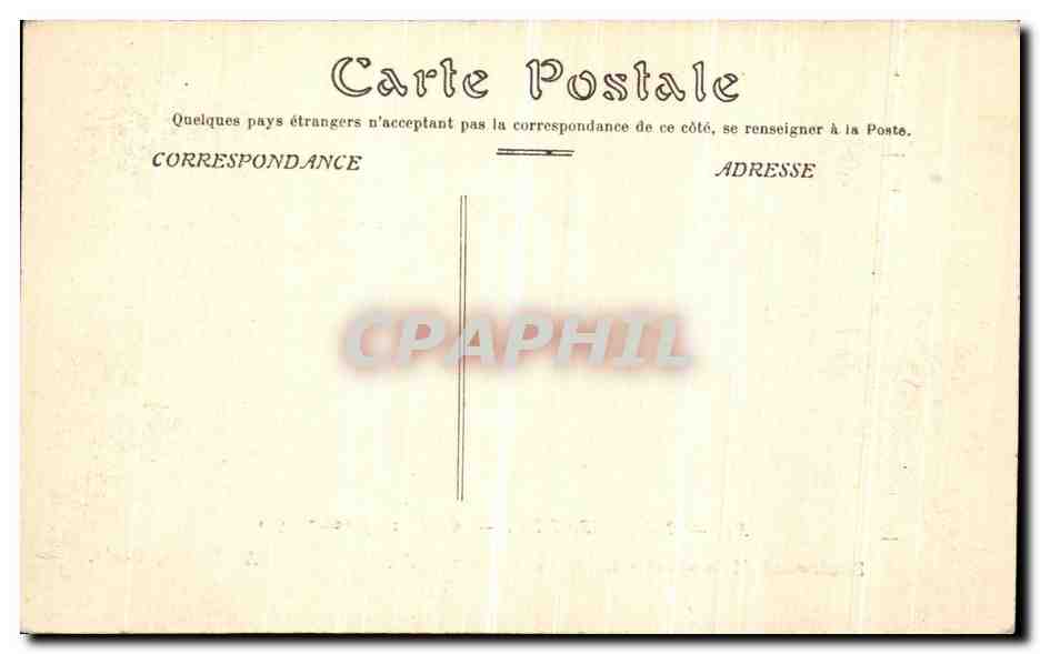 CPA Paris Inonde Boulevard Haussmann au Square Louis XVI — Rückseite