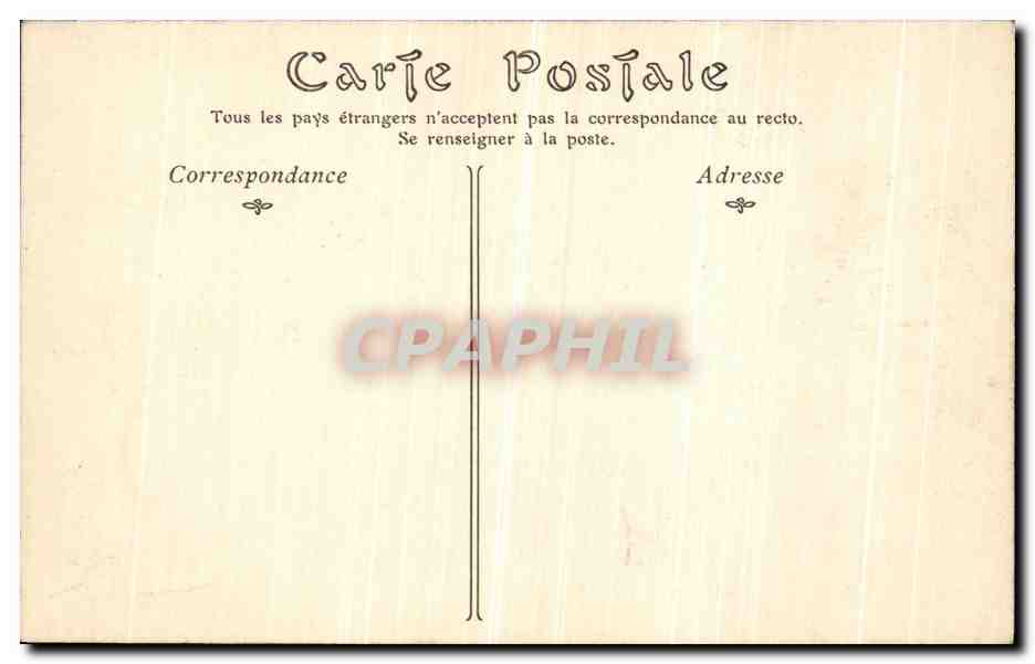 CPA Paris Inondations Rue de Bercy — Rückseite