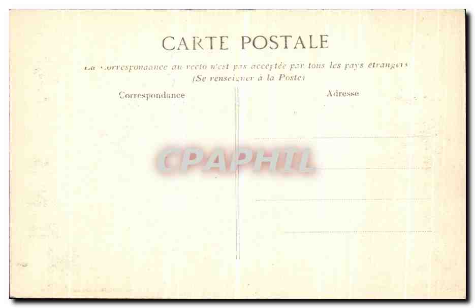 CPA Paris Crue De la Seine Paris Rue Saint Louis en l lle — Rückseite