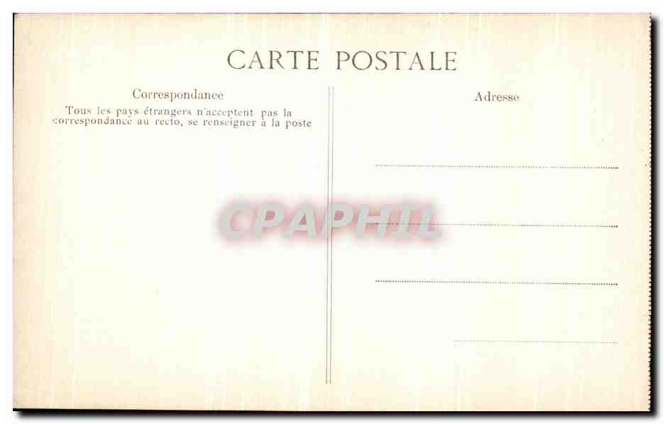 Crue de la Seine — Paris - Quai de Béthune - 30 Janvier 1910 — Éditeur E. D. — Rückseite