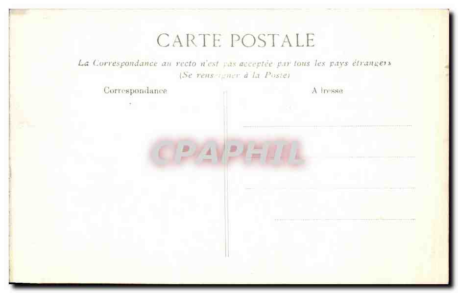 CPA Paris Crue De la Seine Rue de Lille — Rückseite