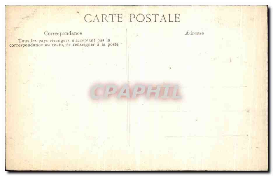 CPA Paris Crue De la Seine Rue de Lille — Rückseite