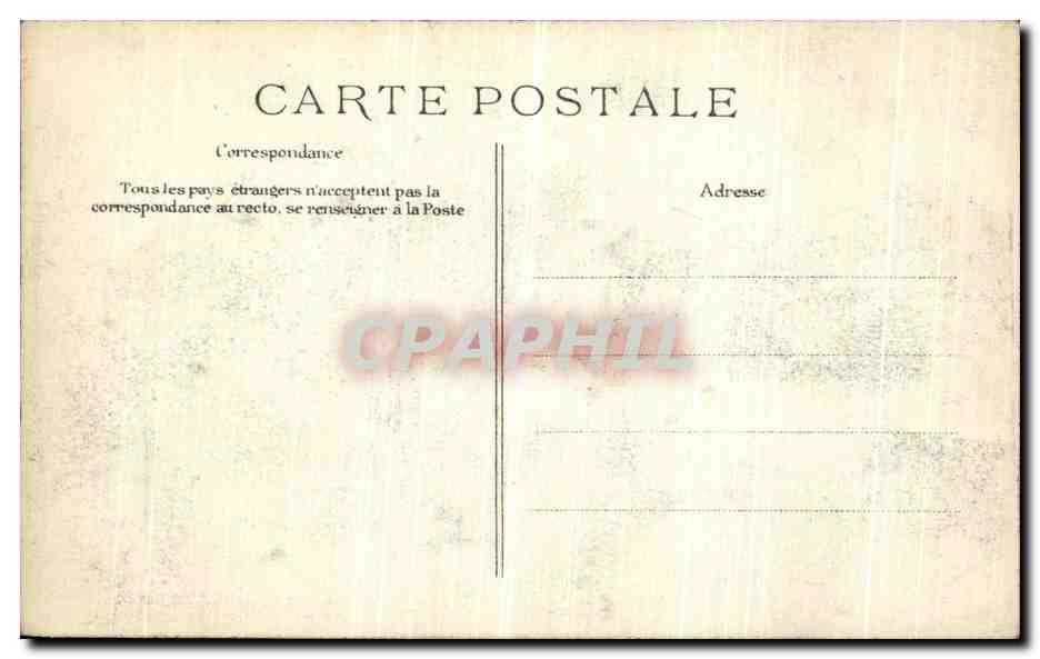 CPA Paris Crue De la Seine Inondations Peniche — Rückseite