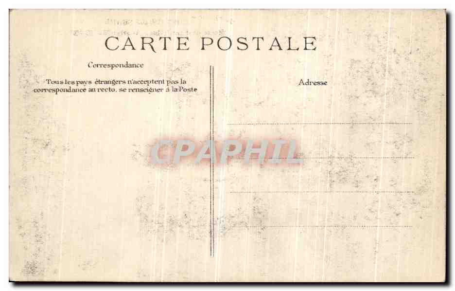 CPA Paris Crue De la Seine Le Pont des Saints Peres — Rückseite