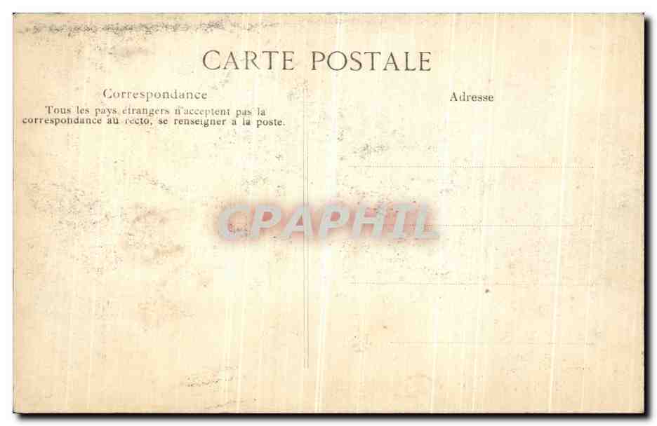 CPA Paris Crue De la Seine Pont de l Alma — Rückseite