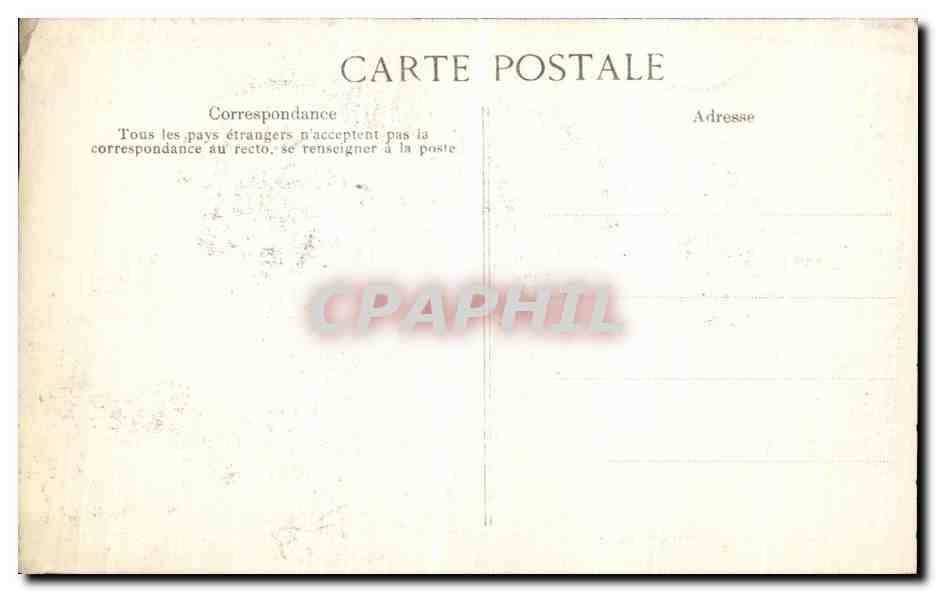 Paris - La crue de la Seine - Les travaux du Pont des Invalides - Le Trocadéro — Rückseite