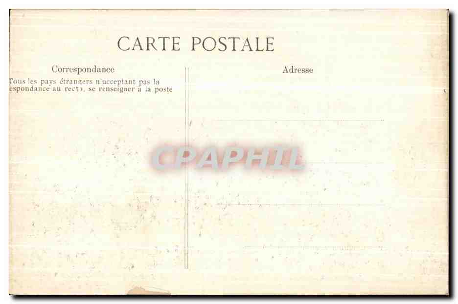 CPA Paris Crue De la Seine Le Square du pont Royal — Rückseite
