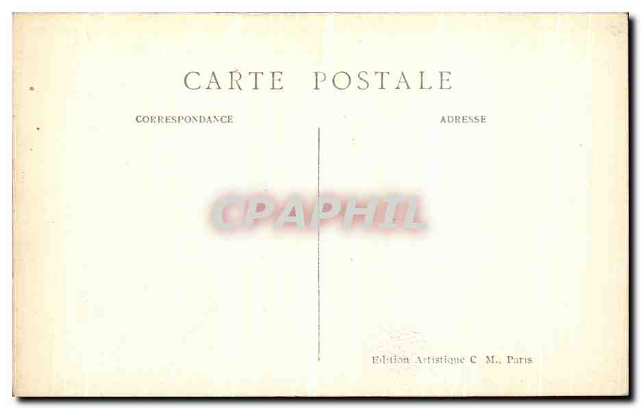 CPA Paris Vincennes Le Fort Les Fosses et porte de Sortie sur le Quartier d Artillerie — Rückseite