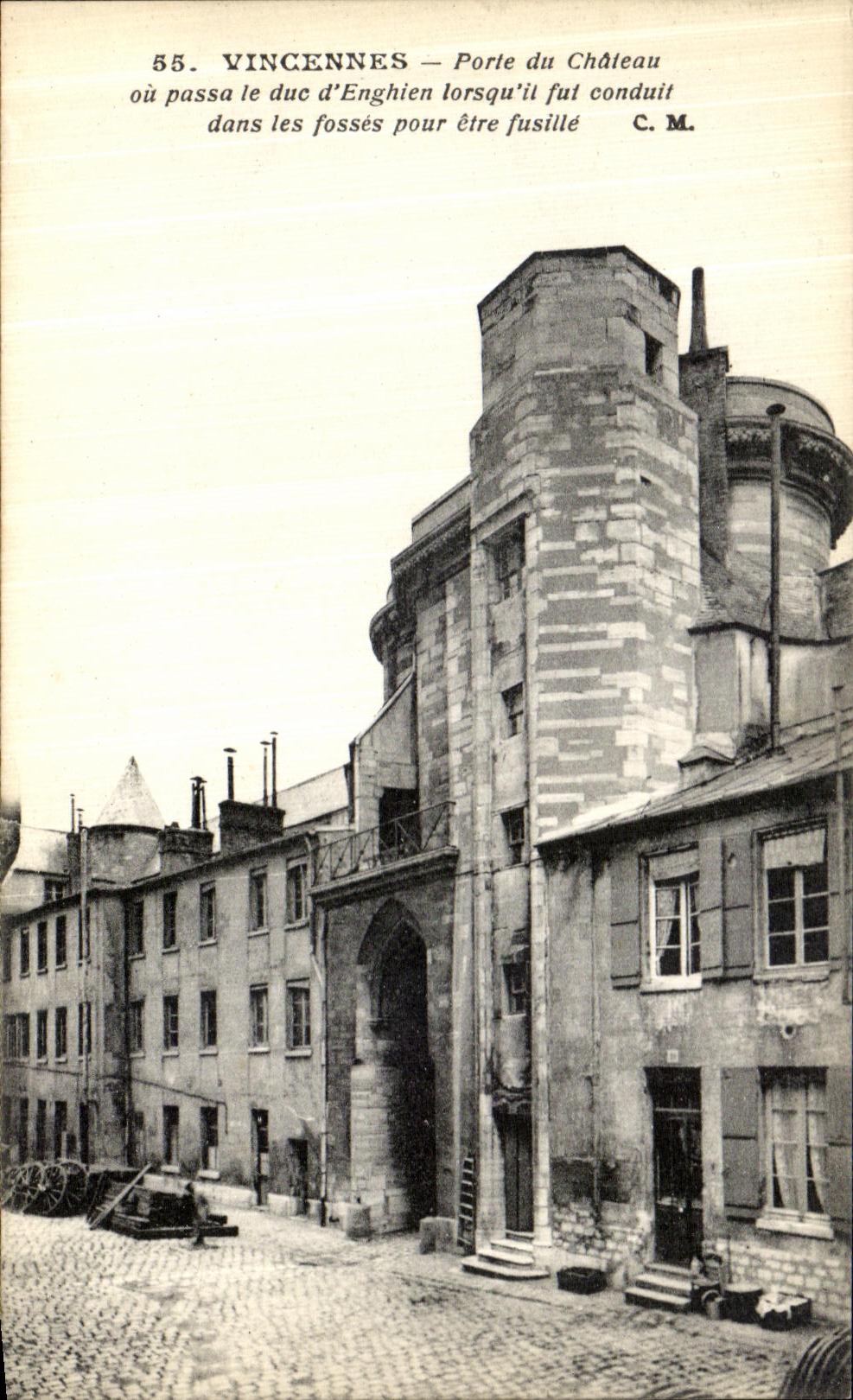 CPA Paris Vincennes Porte du Chateau ou passa le duc d Englien