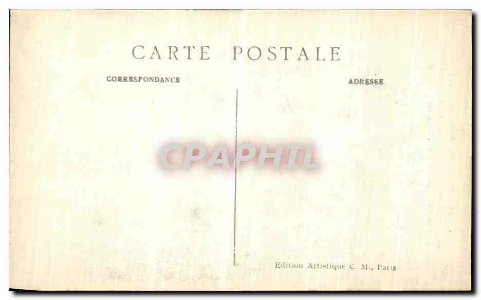 CPA Paris Vincennes Porte du Chateau ou passa le duc d Englien — Rückseite