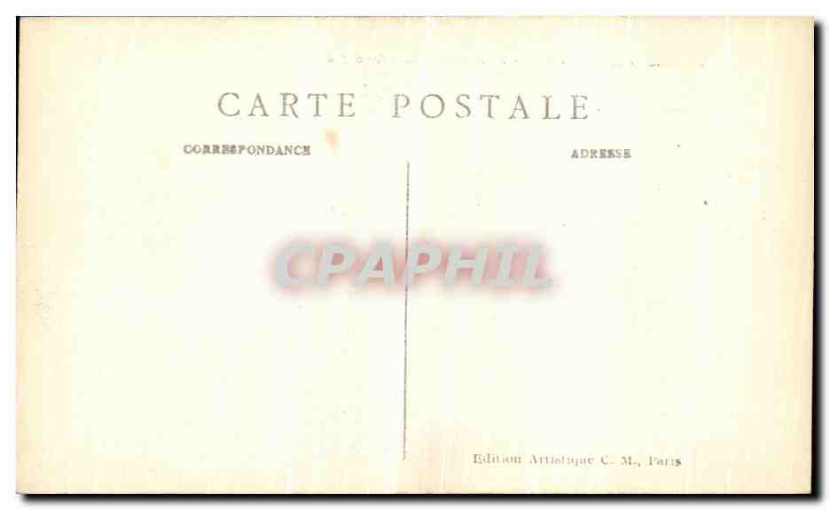 Vincennes — Le Fort — Sortie sur le quartier d'Artillerie — C.M. — Verso