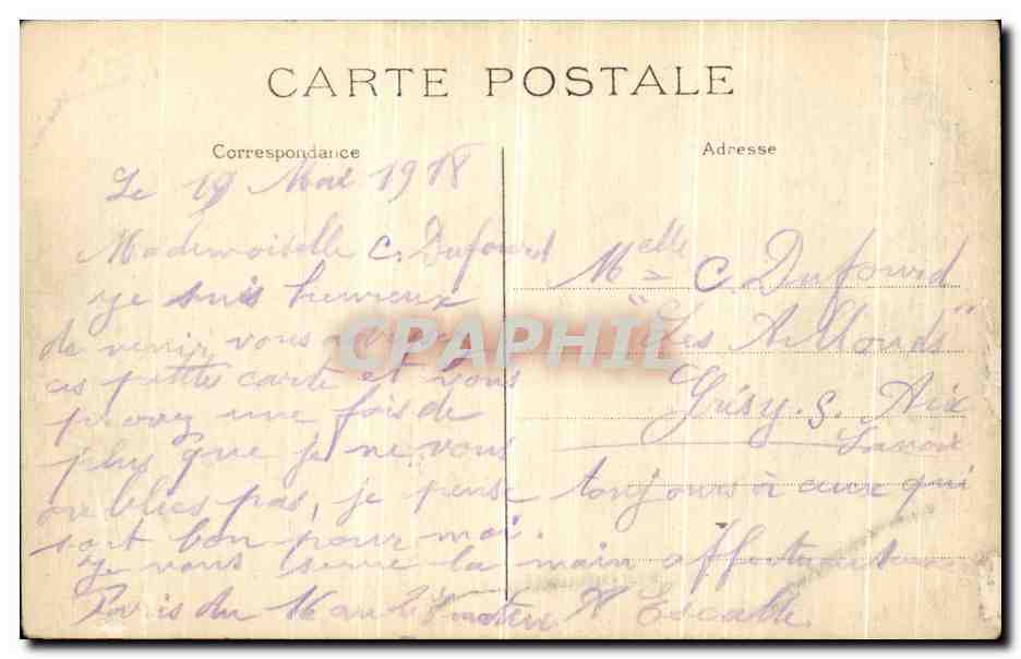 Vincennes - Le Donjon - Ancienne résidence des Rois de France - bâti par Philippe-Auguste — Verso